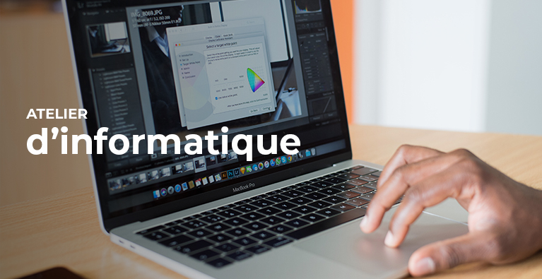 Atelier d'informatique Club Social CACI